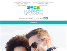 Tablet Screenshot of mcdortho.com